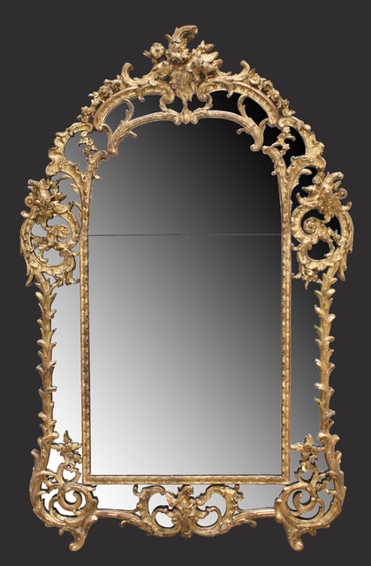 A Régence giltwood mirror