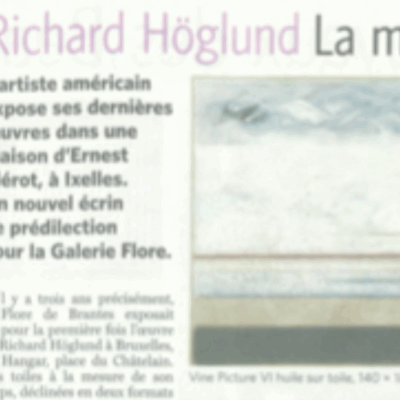 Richard Höglund, la main et l’esprit