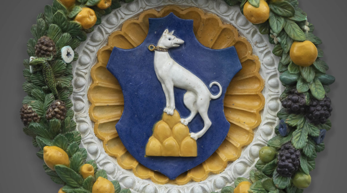 Giovanni della Robbia — Tin-glazed terracotta roundel, Circa 1520 - 1525, Florence