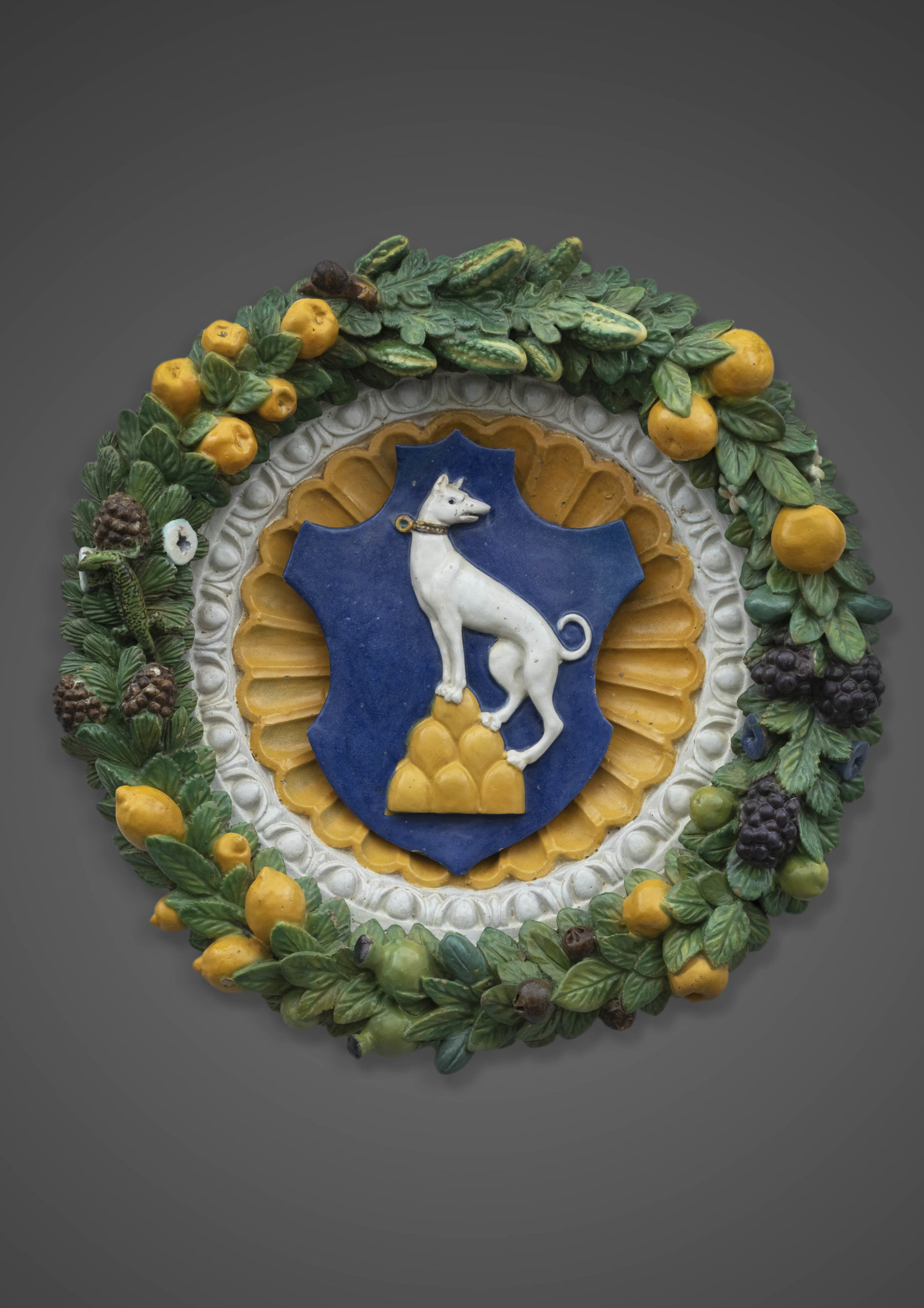 Giovanni della Robbia — Tin-glazed terracotta roundel, Circa 1520 - 1525, Florence